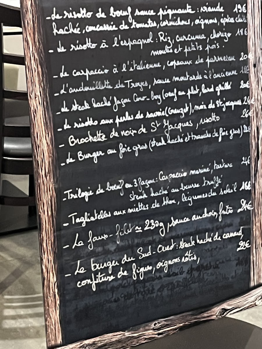 Menu Brasserie Le Clairmarais-5