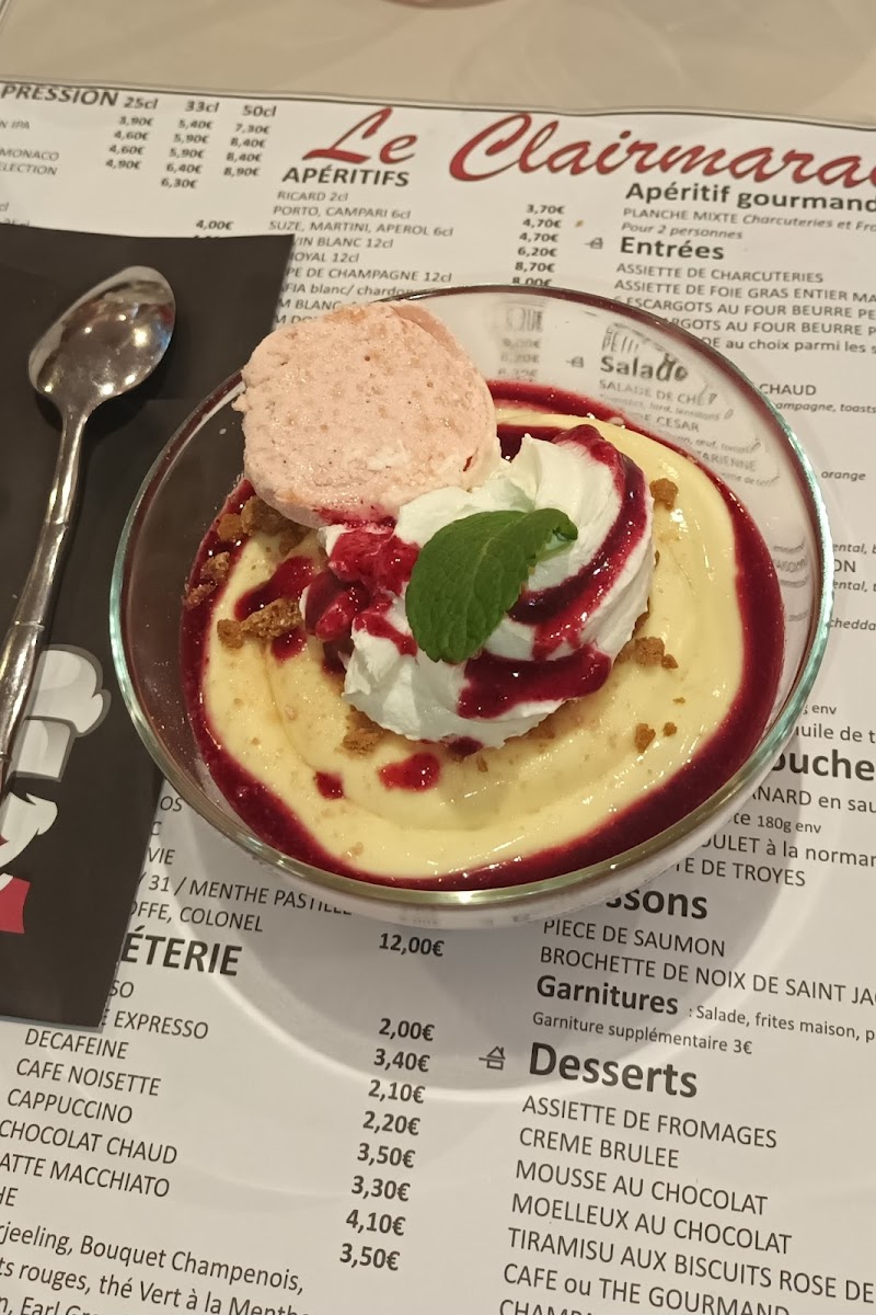 Menu Brasserie Le Clairmarais-8